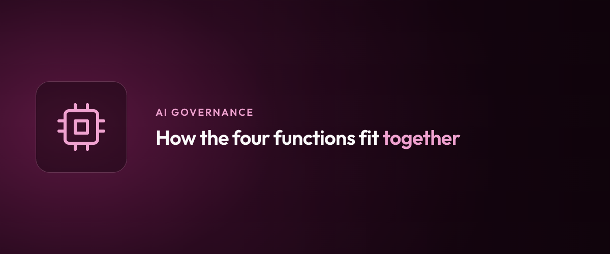 How the four functions fit together