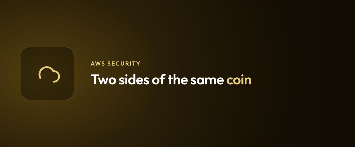Two sides of the same coin