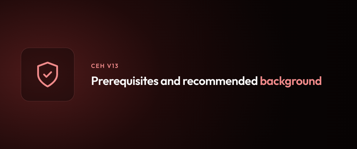 Prerequisites and recommended background