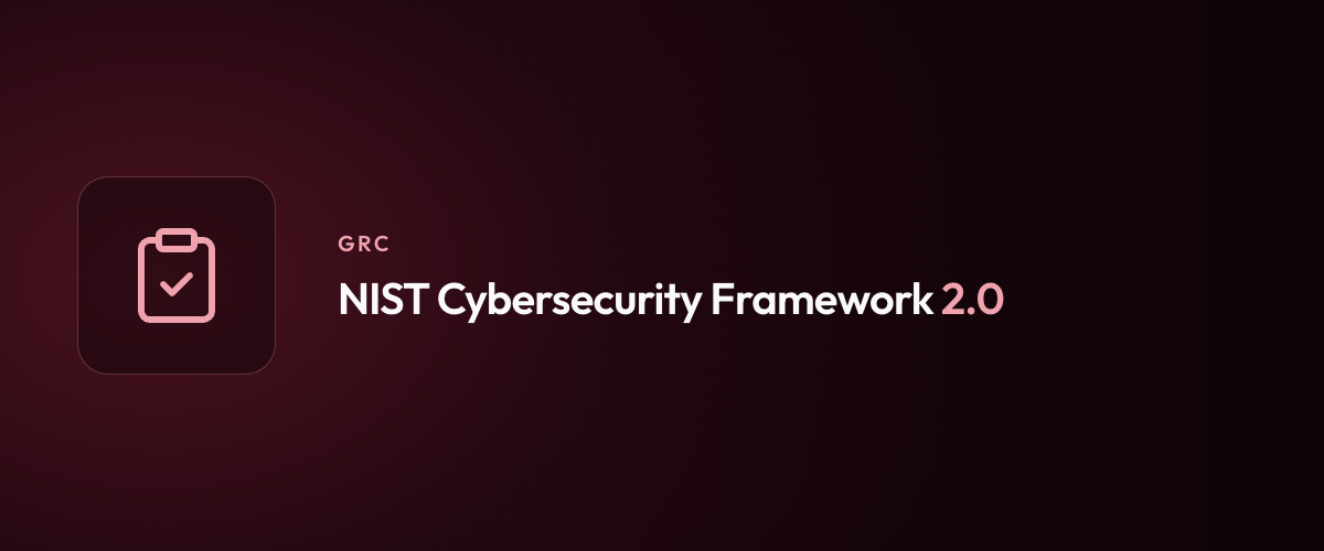 NIST Cybersecurity Framework 2.0