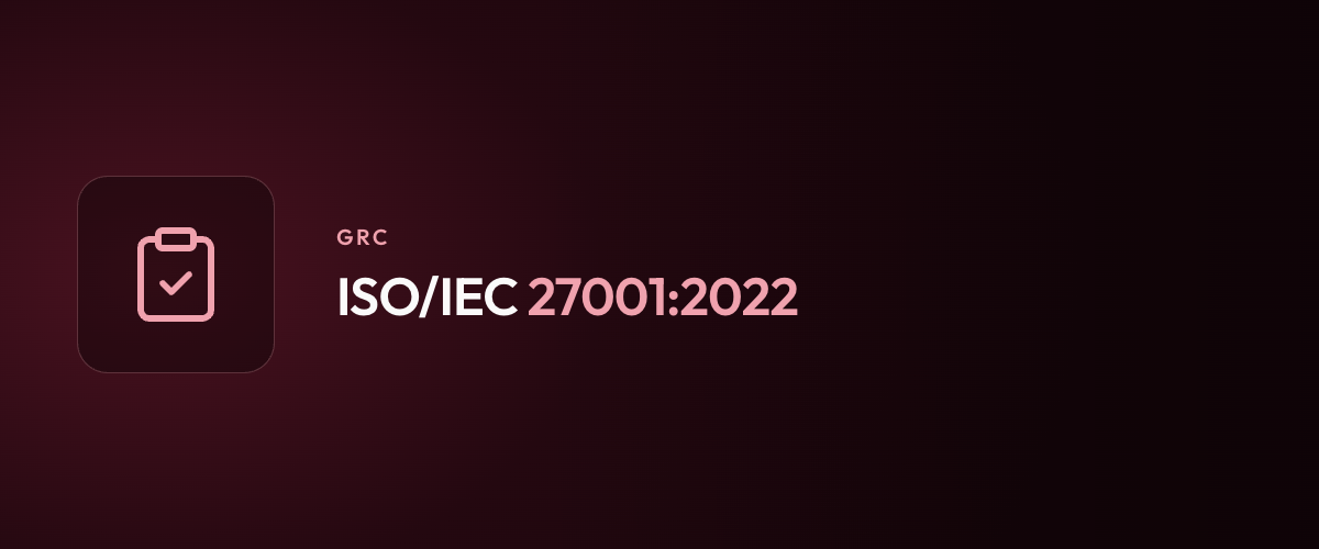 ISO/IEC 27001:2022