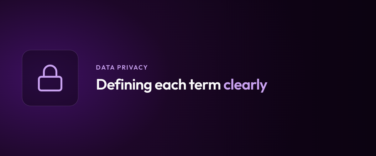Defining each term clearly