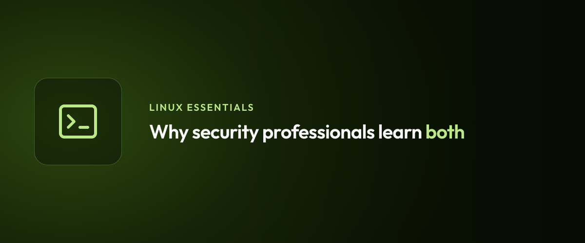 Why security professionals learn both