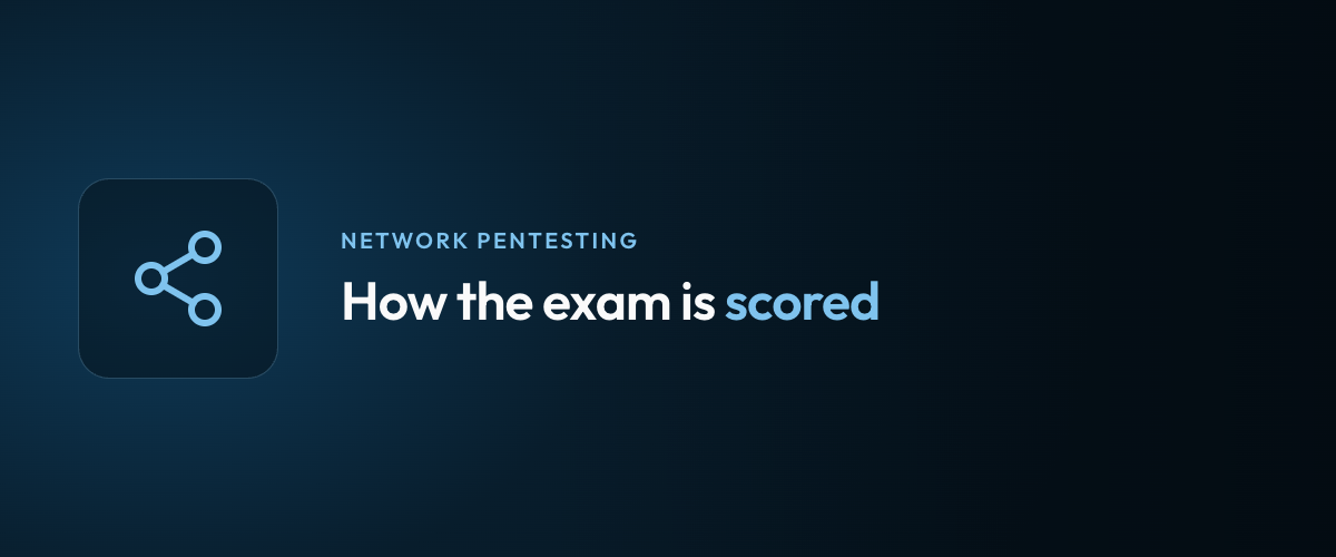 How the exam is scored