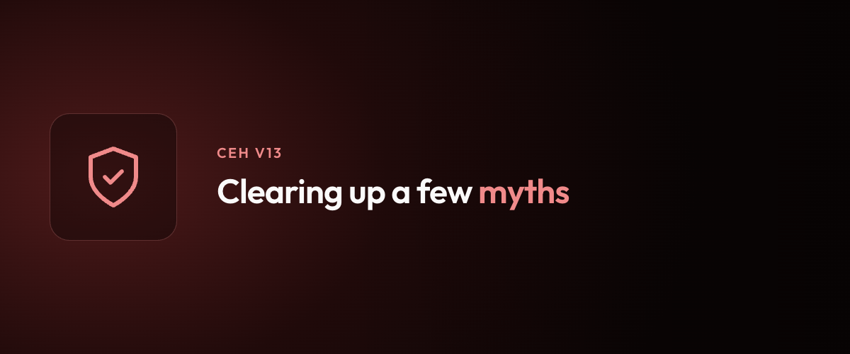 Clearing up a few myths