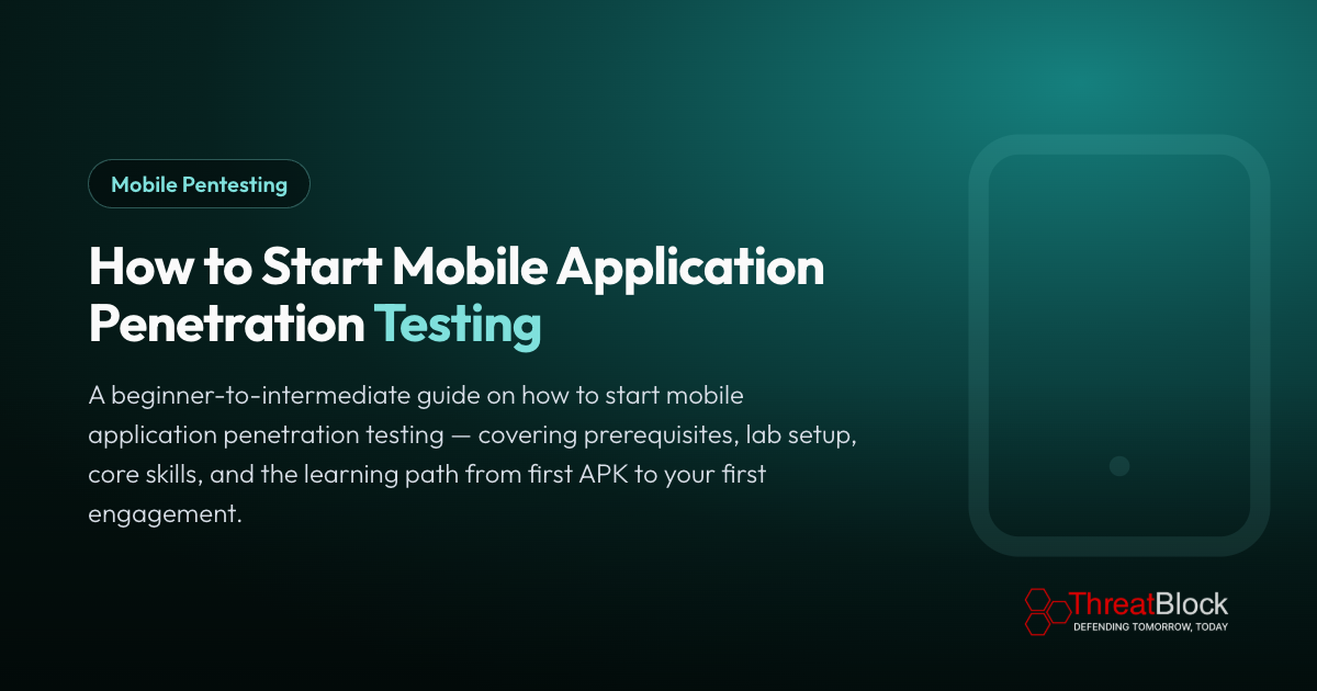 How to Start Mobile Application Penetration Testing