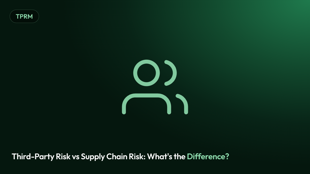 Third-Party Risk vs Supply Chain Risk: What's the Difference?